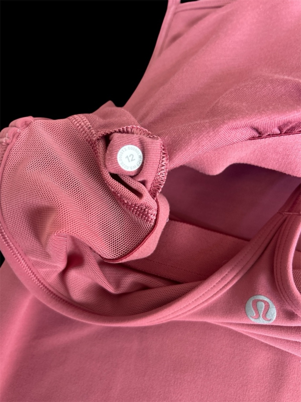 lululemon Tank Top size 12  pink - Picture 3 of 3